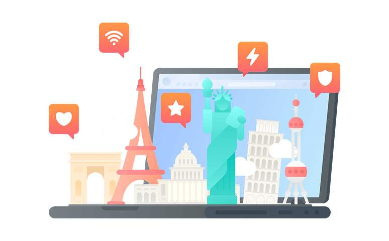 在留尼汪连接到中国的代理 - 海龟VPN