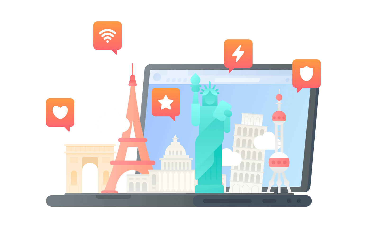 在留尼汪连接到中国的代理 - 海龟VPN